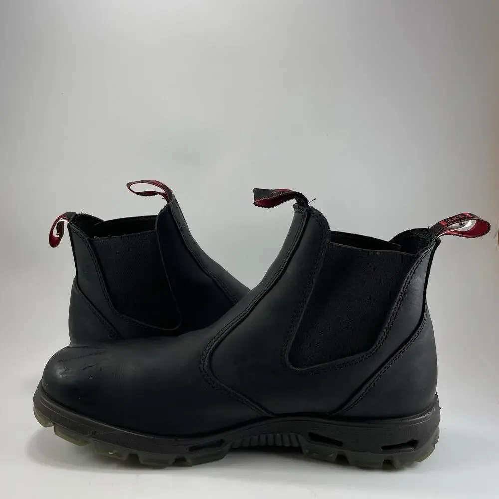 Redback Boots Easy Escape Mens Size US 14/ AU 13 Black Leather Work Chelsea